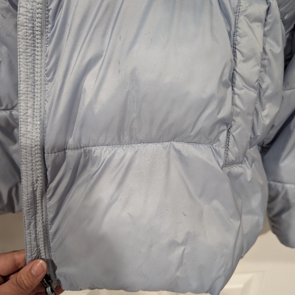 32 Degrees Heat Light Gray/Blue Puffer Jacket in Size XXL - Picture 13 of 15